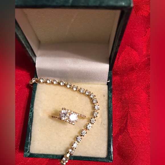 Jewelry - Ring Size 8. Gold Bracelet Size 7”